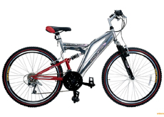 26"alloy 21 speed shimano mountain bicycle